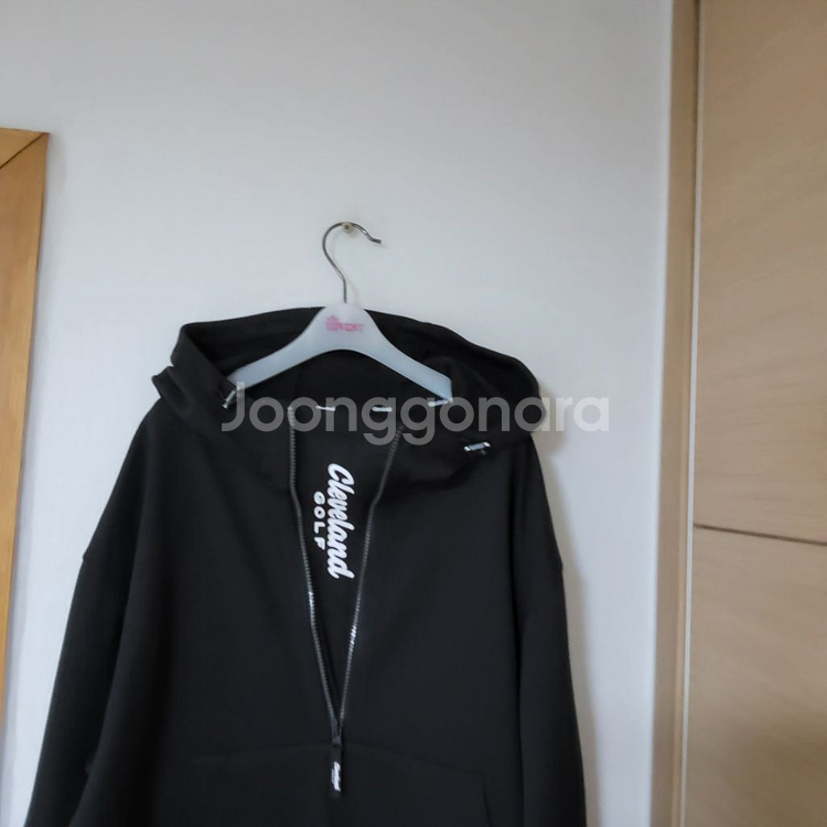 미착용 클리브랜드골프 반집업 후드티셔츠 115--1