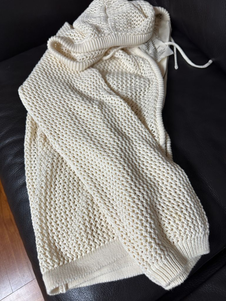 aeae mesh knit hoodie 메쉬 후드집업 이미지