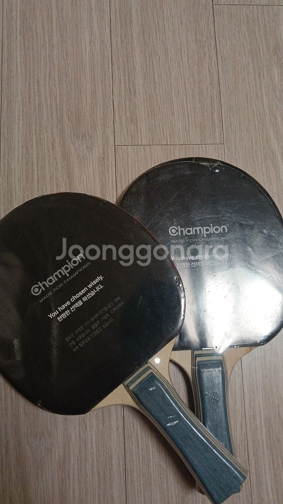 챔피언 탁구채--1