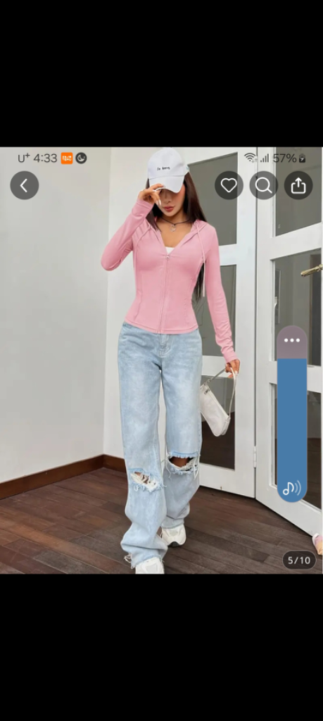 새것 핑크후드티 각각가격임