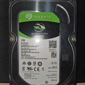 SEAGATE HDD 1TB *2개