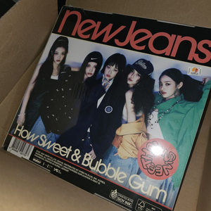 뉴진스 하우스윗 미개봉 앨범 단체
