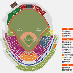 3/30 기아 한화 3루 222블록 내야지정석A 단석