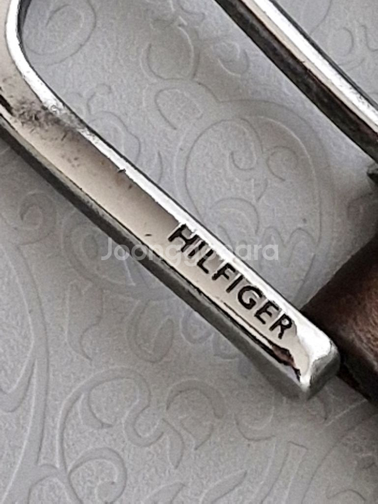 TOMMY HILFIGER 완전 통가죽벨트 정품--3