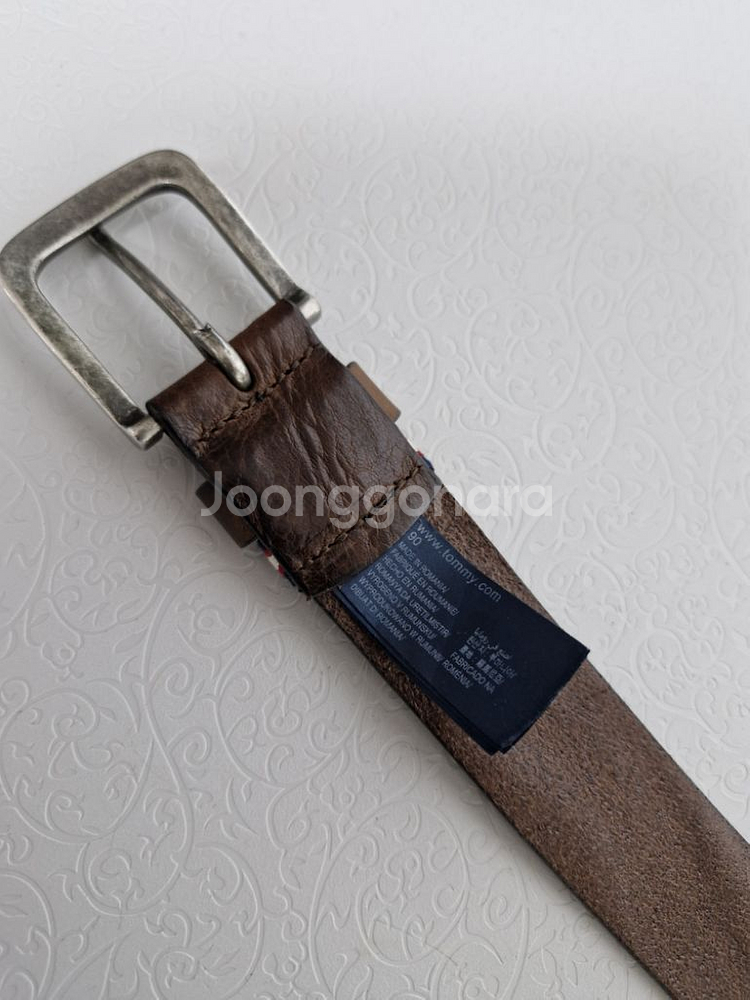 TOMMY HILFIGER 완전 통가죽벨트 정품--4