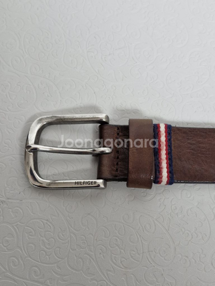 TOMMY HILFIGER 완전 통가죽벨트 정품--8