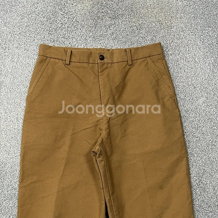 지이크 카멜 와이드핏 코튼 팬츠 M--2