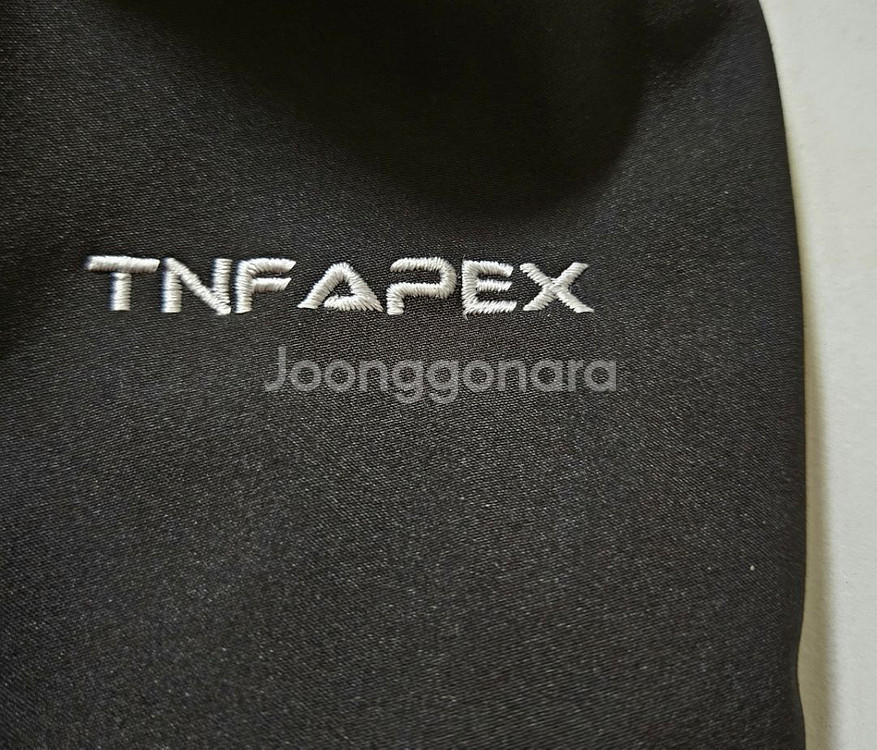 66)노스페이스 블랙색상 TNFAPEX 스판 바람막이--3