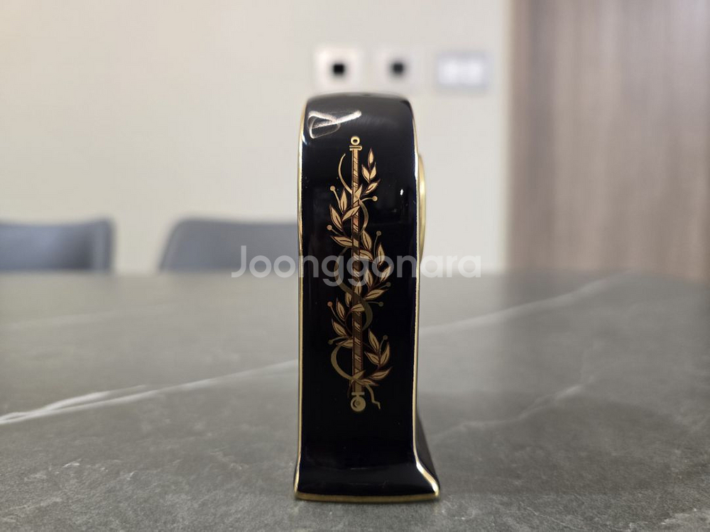 프랑스 리모지 탁상시계 22K GOLD--3