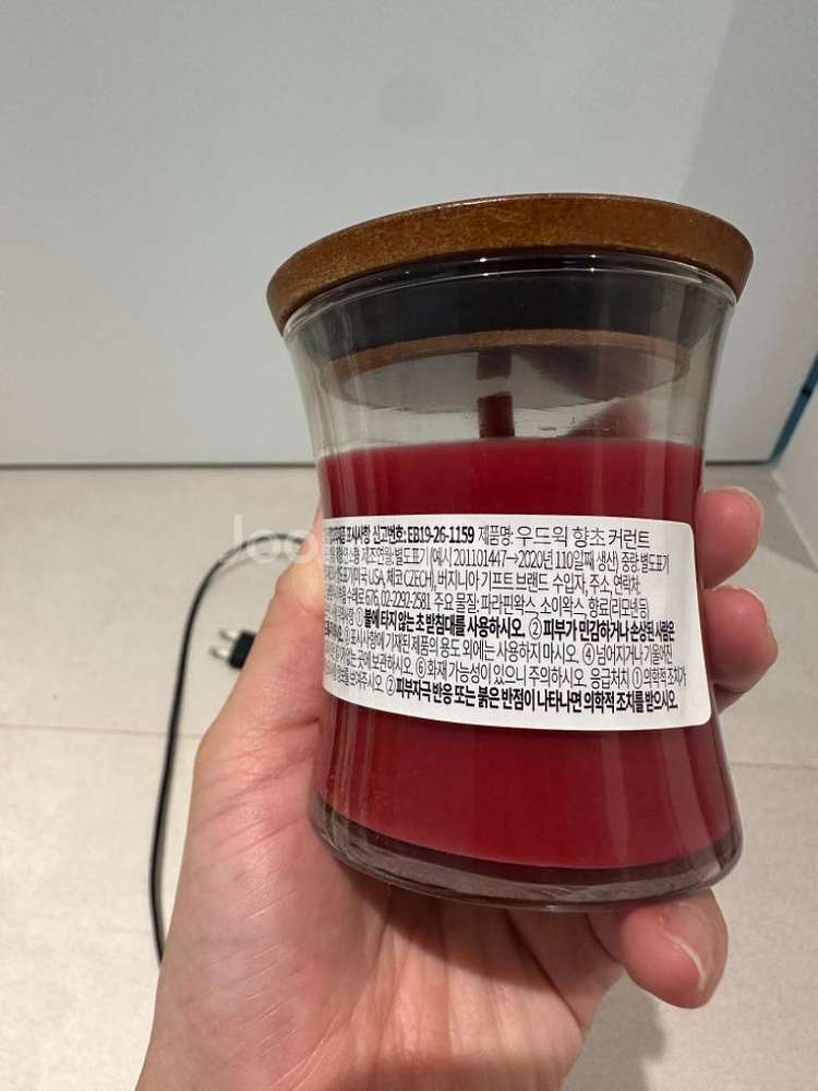 우드윅 미니캔들(새상품)+양키캔들 미니워머(사용) 일괄--1