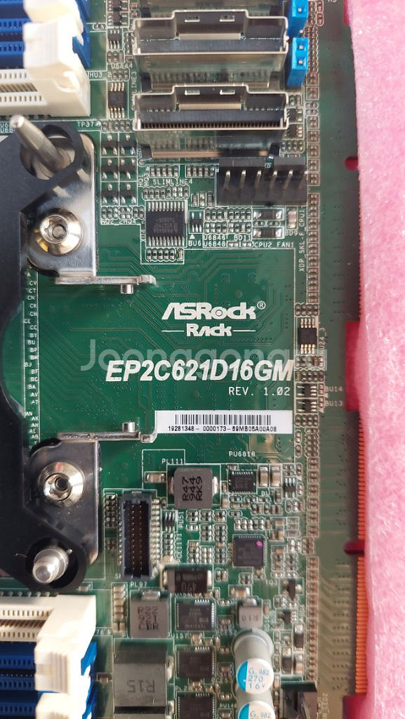 c621메인보드와 xeon 6148 2개 같이--2