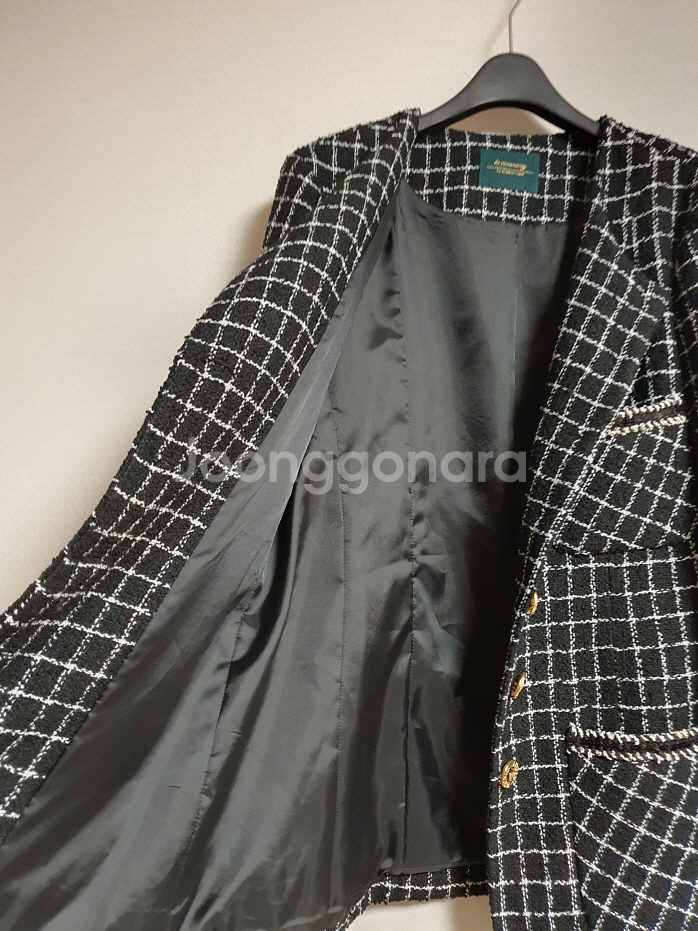 르꼬르망 트위드 자켓 m 사이즈 사이즈 m 프리--4