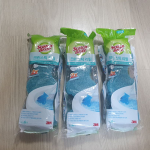 스카치브라이트 크린스틱 리필 18개 세제 변기솔 교체