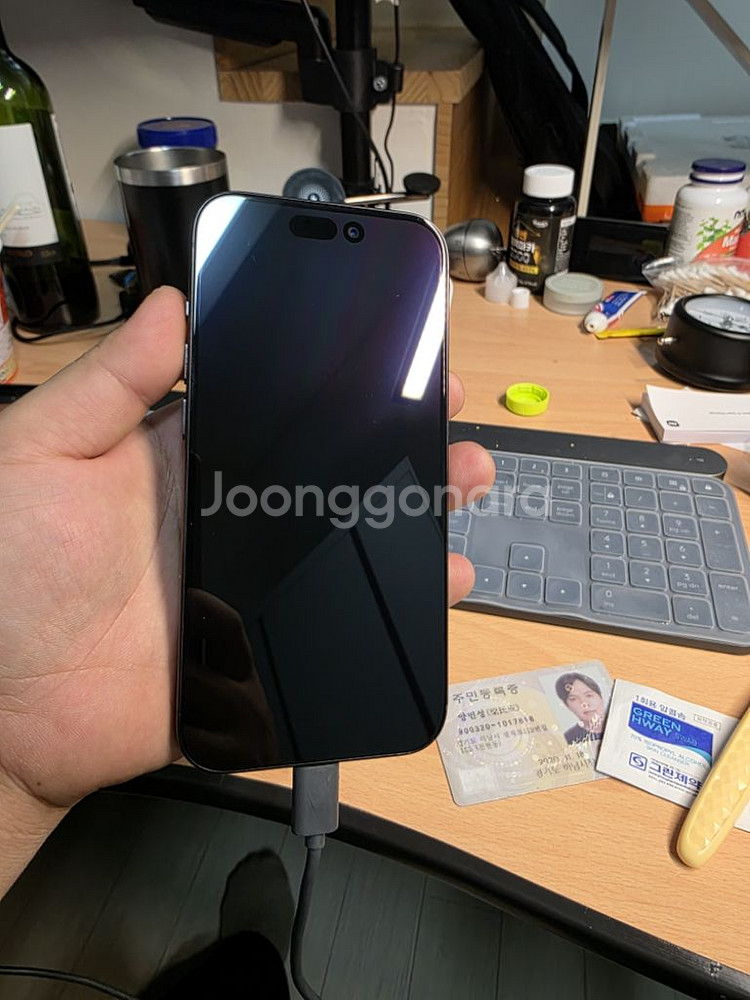 아이폰 15 프로 블랙 512g--8