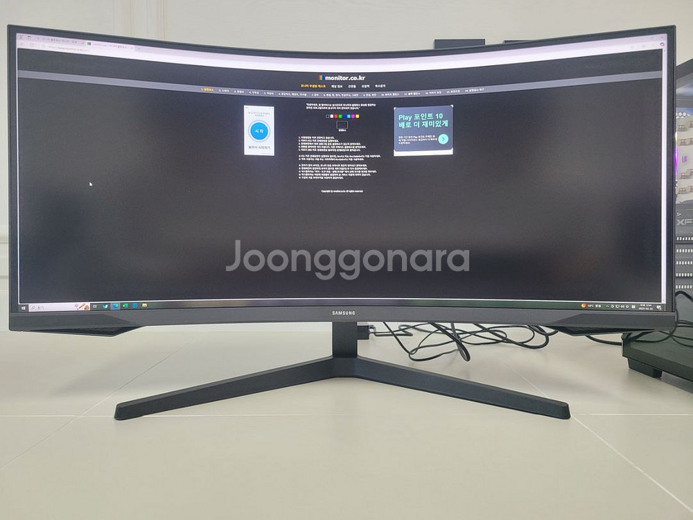 삼성 34인치 QHD 144Hz C34G54T 모니터--2