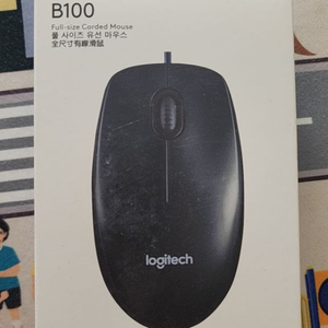 로지텍 B100 광마우스 Optical Mouse 블랙