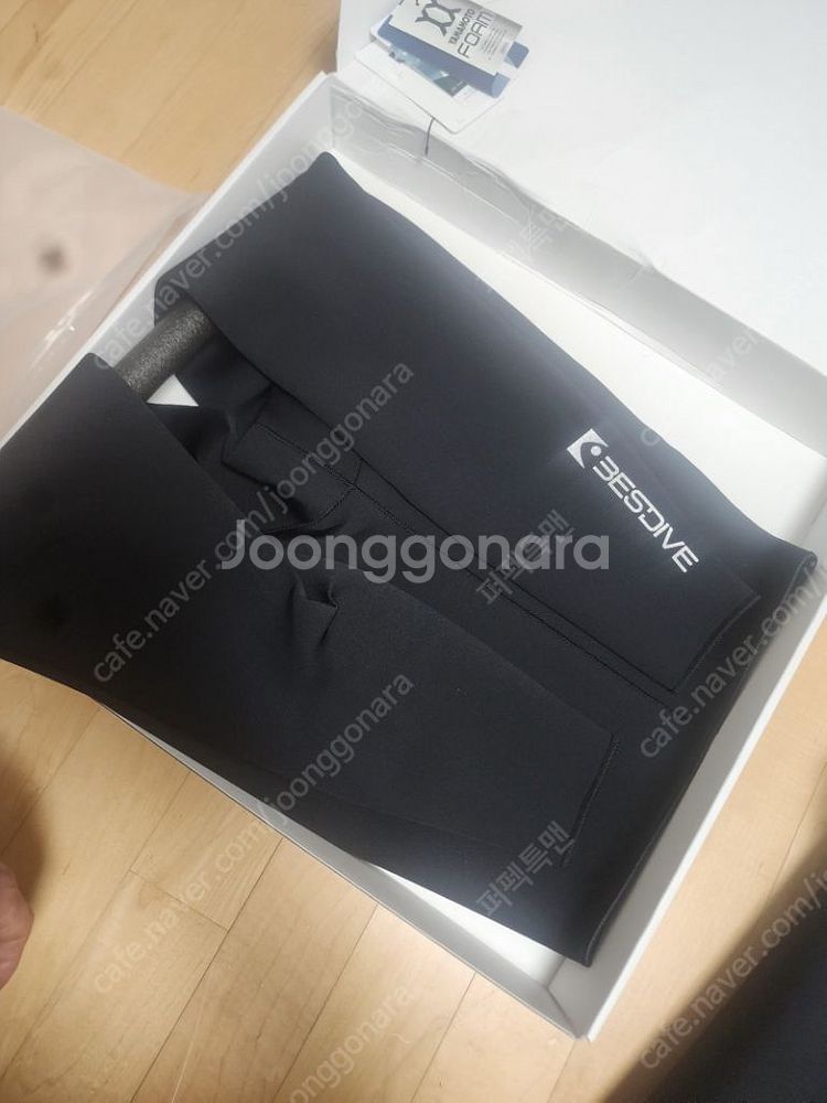 (새상품)프리다이빙 베스트다이브 고탄성패브릭 후드리스--5