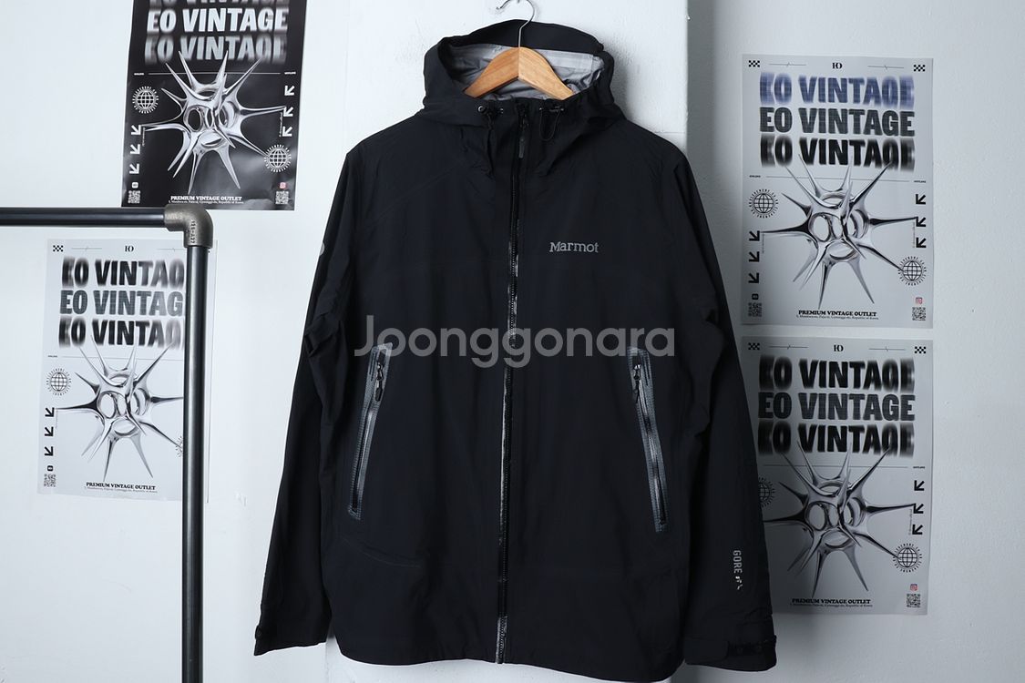 (XL) 마모트 집업 바람막이 점퍼자켓 블랙 고어텍스--1