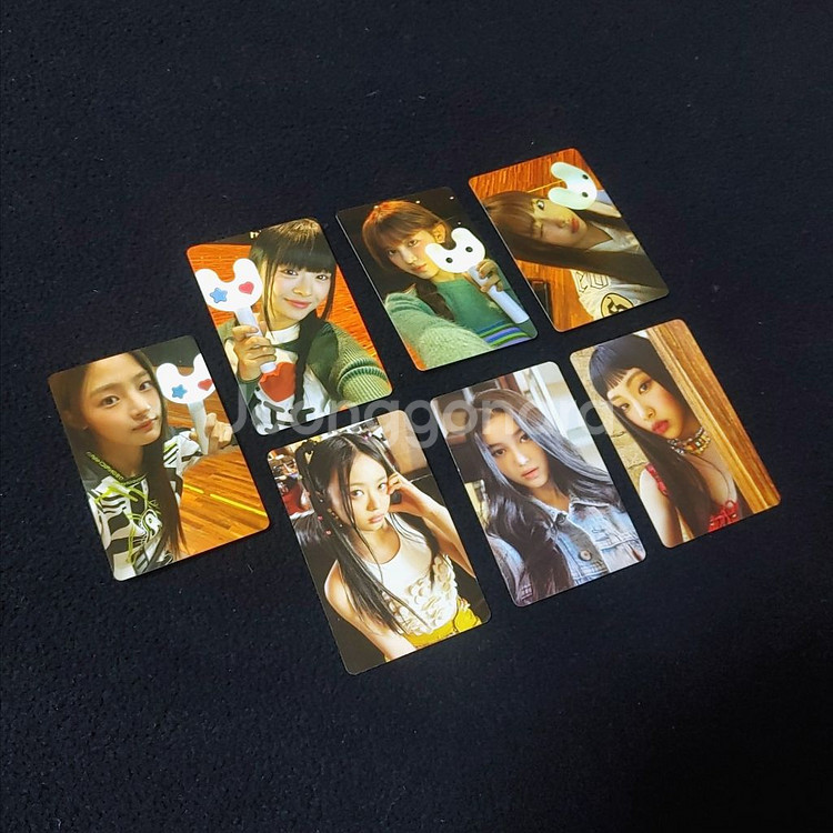 뉴진스 엔제이지 빙키봉 어텐션 포카 포토카드--1
