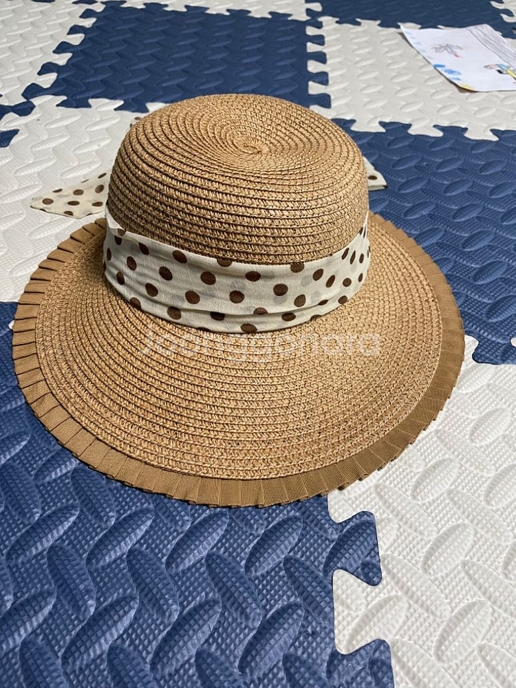 여아 밀짚모자 / 새상품 / 11-12세--0