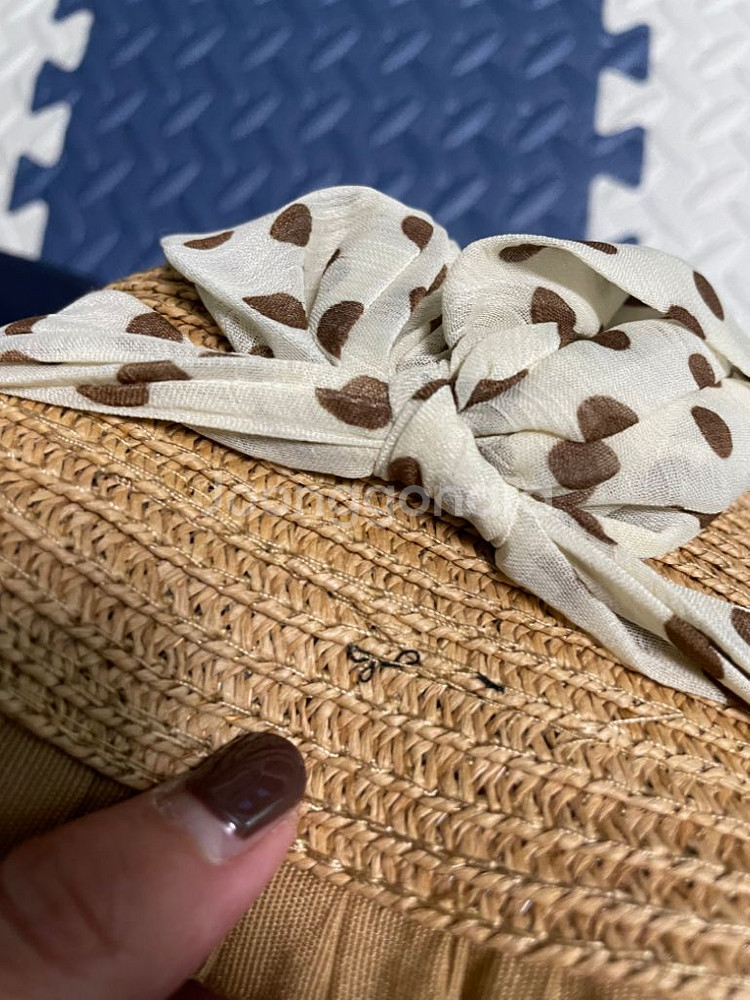 여아 밀짚모자 / 새상품 / 11-12세--5