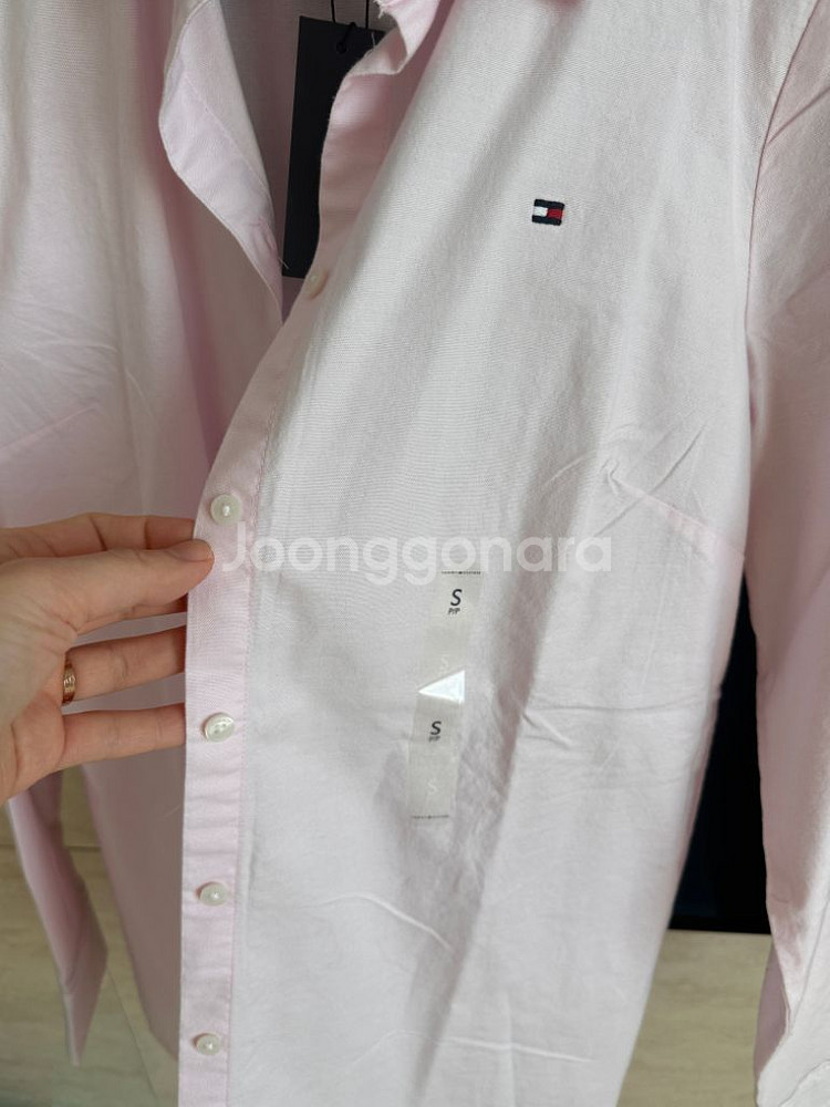 새상품 타미힐피거 남방 셔츠 여성셔츠 S--1