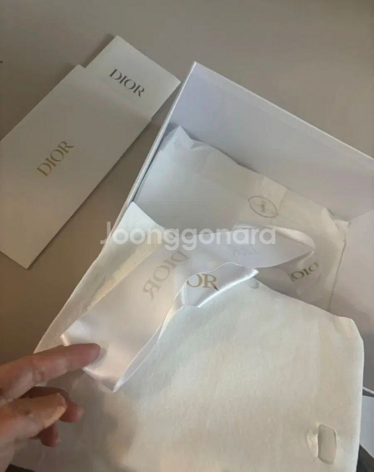 디올 카로백 스몰 그레이--3