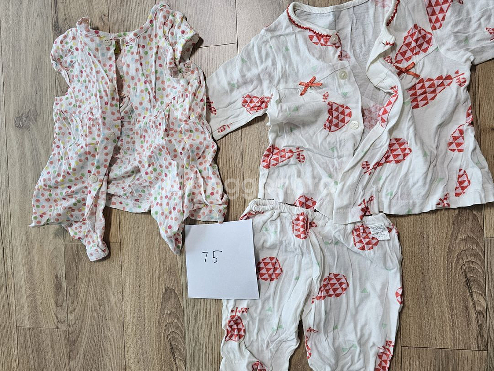 파코라반 내의 90.무냐무냐75수면조끼.이유식턱받이내의--5