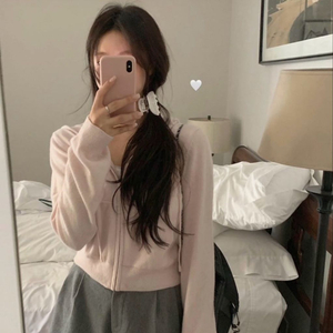 더위시리즈 넬리 후드집업 핑크