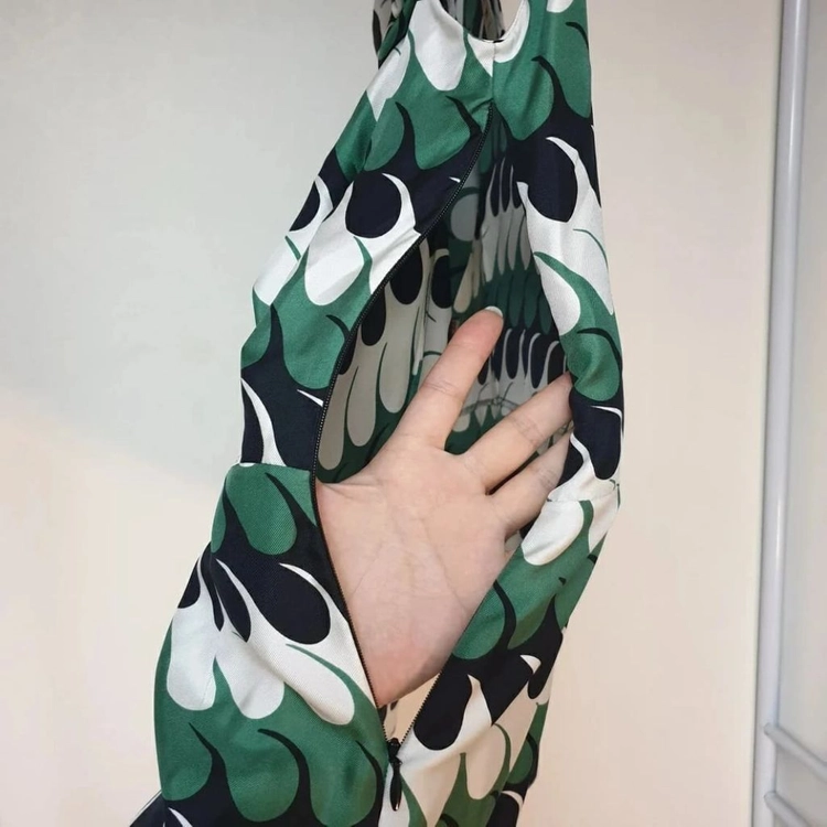 명품 MARNI 마르니 리조트컬렉션 웨이브패턴 보우 실크 블라우스 이미지