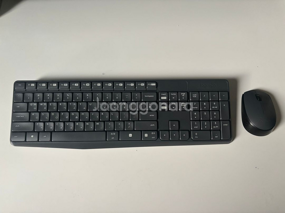 로지텍 Mk235 무선 키보드 마우스 세트--1
