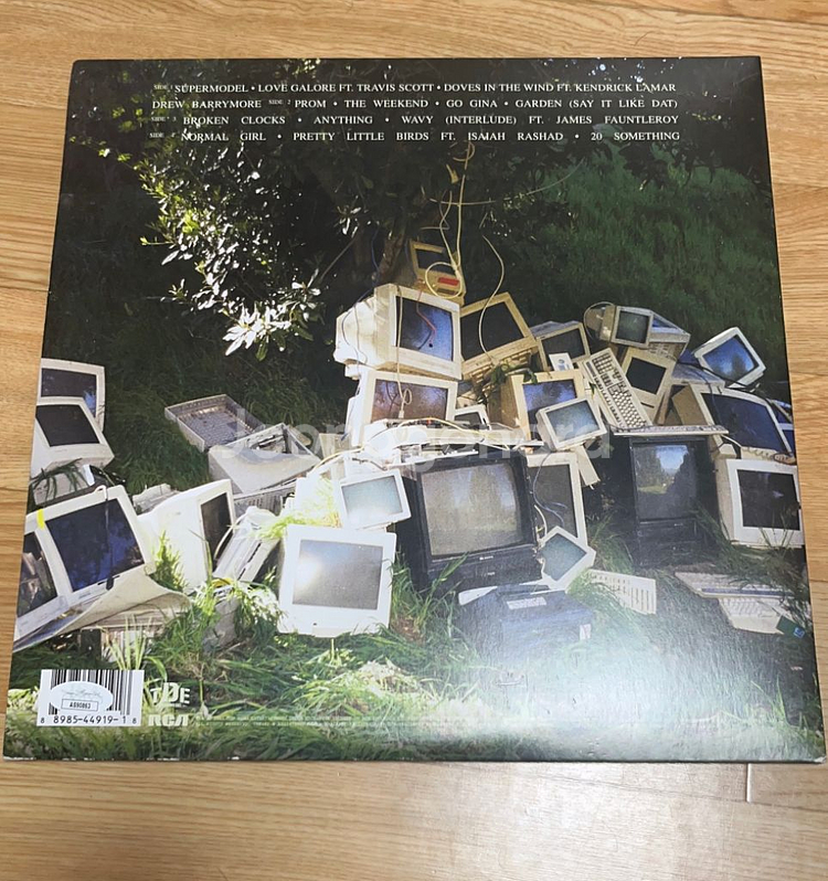SZA Ctrl LP 친필 싸인반 팝니다--3