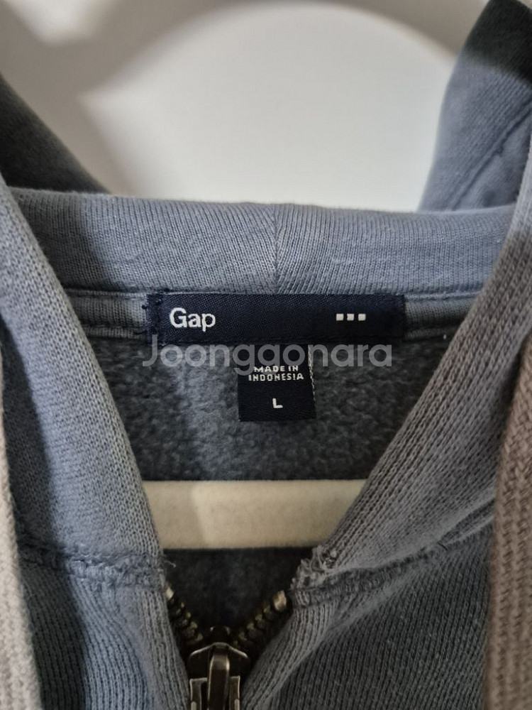 GAP 기모 후드집업--2