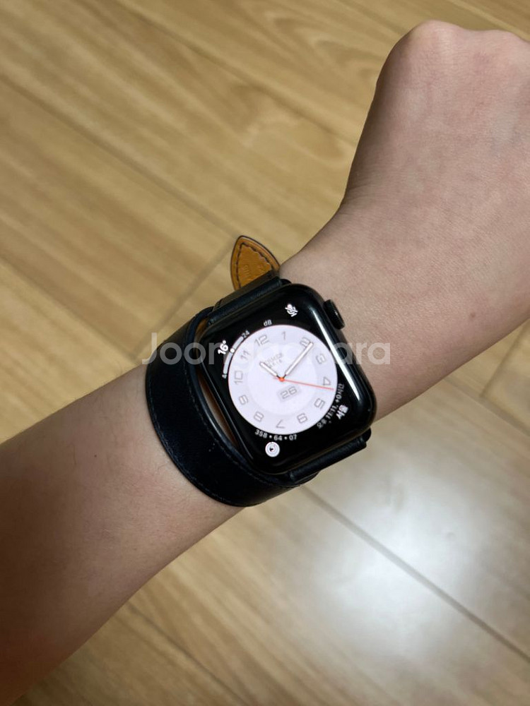 애플워치5 에르메스 40mm 블랙 더블투어--1