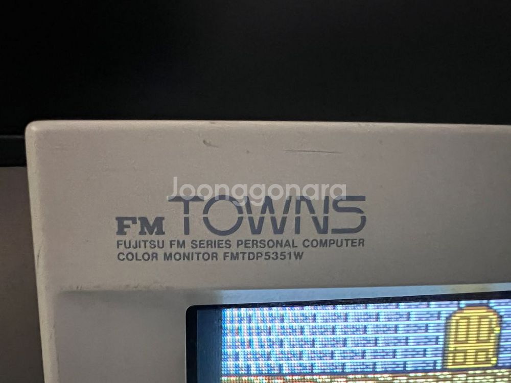 3모드 crt모니터 FMTOWNS FMTDP 5351W--0