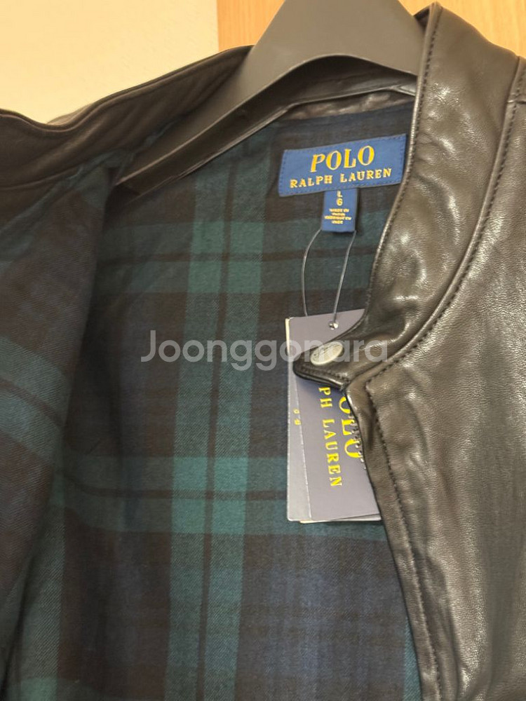 폴로랄프로렌 카페레이서 자켓L 105 레더자켓--3