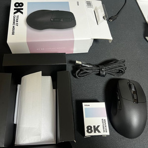 제닉스 타이탄 GT 8k 마우스 동글포함