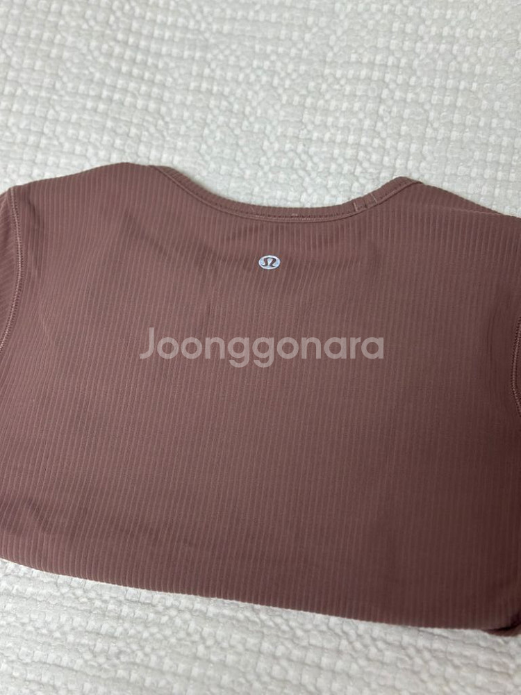 룰루레몬 올잇 테익스 리브드 티셔츠--1