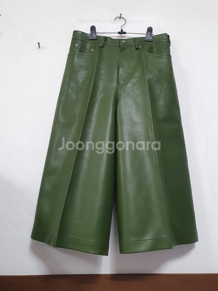 특가새)N5064 moonsun 인조 가죽 바지.와이드--1