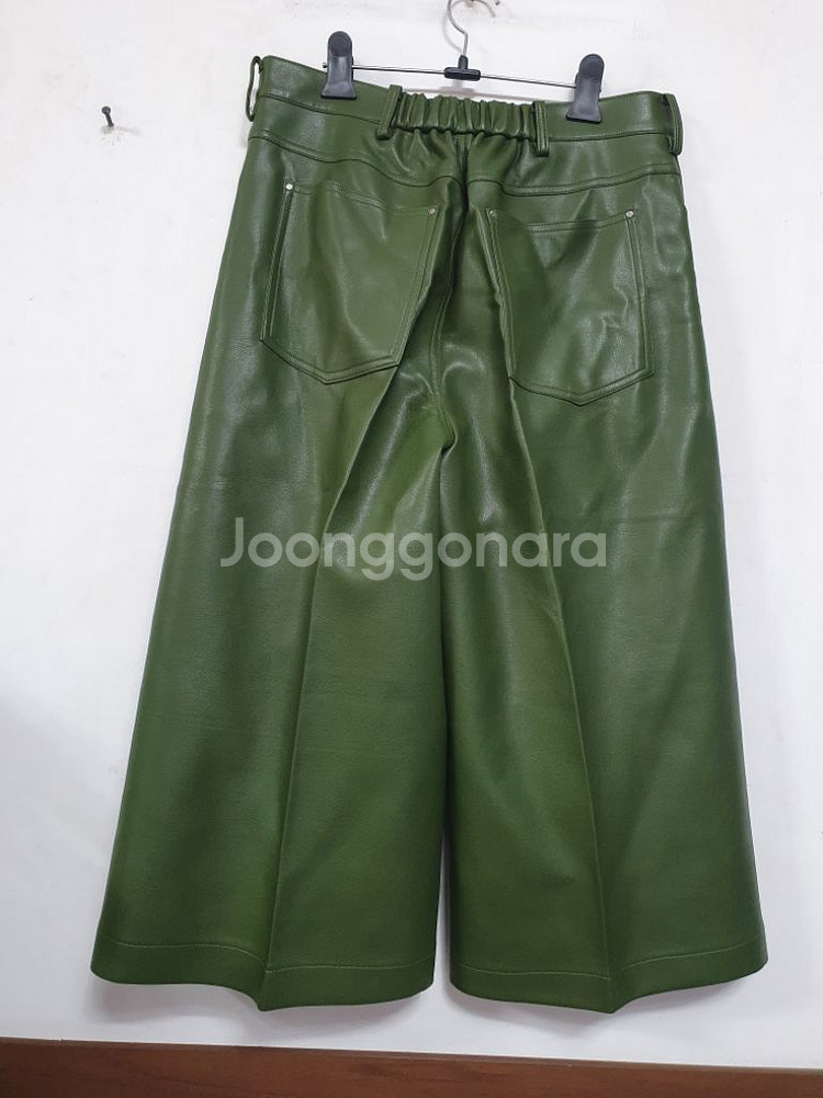 특가새)N5064 moonsun 인조 가죽 바지.와이드--6
