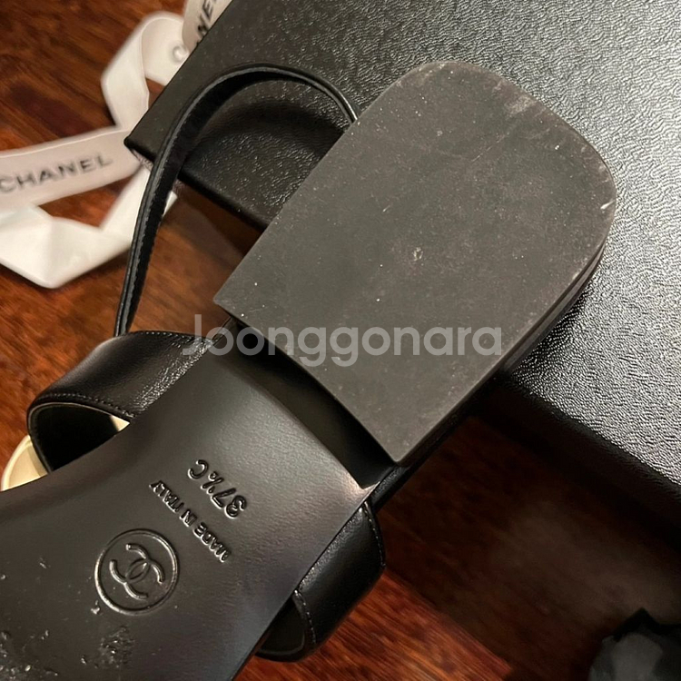 샤넬 까멜리아 샌들 37.5--4