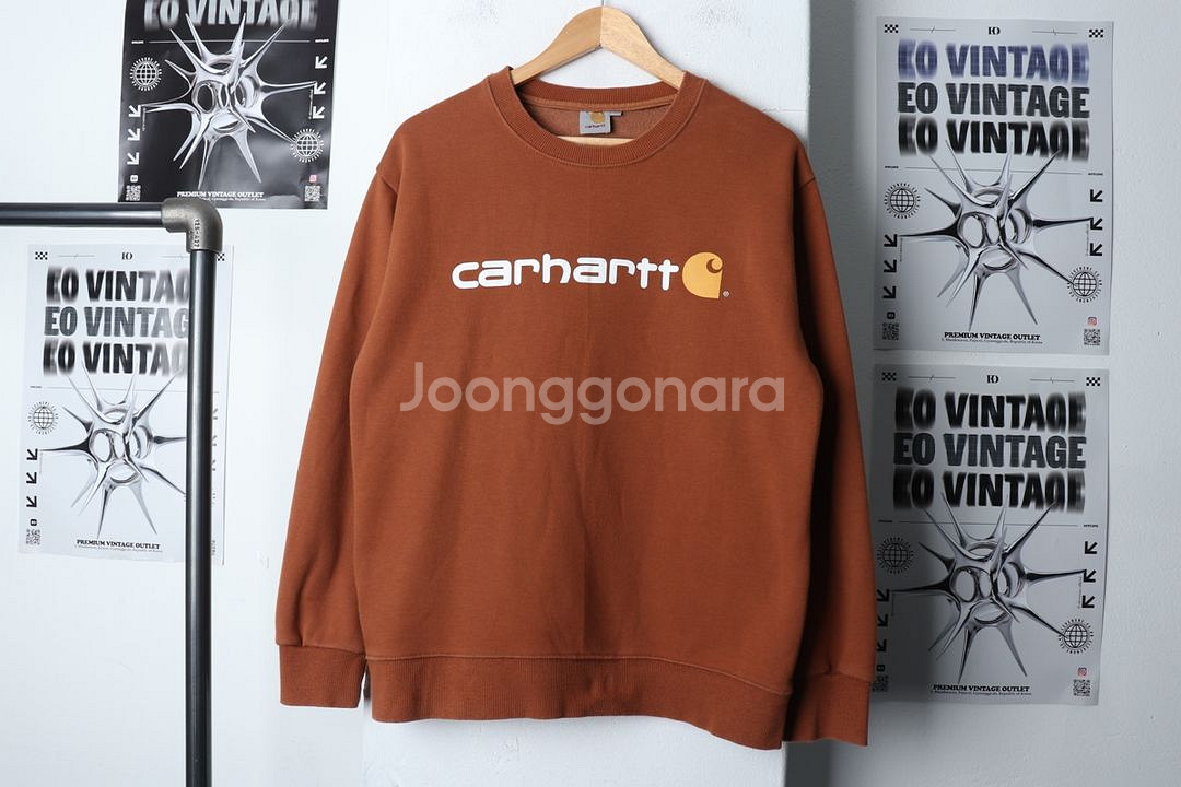 (L-XL) 칼하트 맨투맨 티셔츠 된장 빅로고--1
