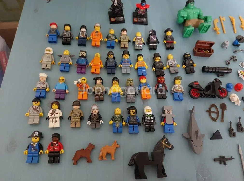 (정품)옛날 레고 피규어들 각종무기들 일괄 판매합니다--1