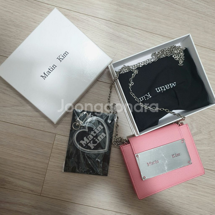 미사용 새제품 ) 마뗑킴미니백 체인백 마뗑킴지갑--0