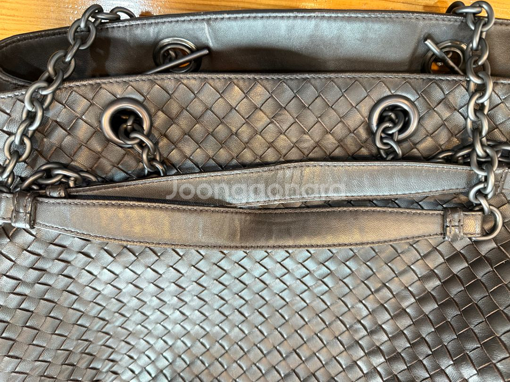 정품 보테가베네타 체인 숄더백--4