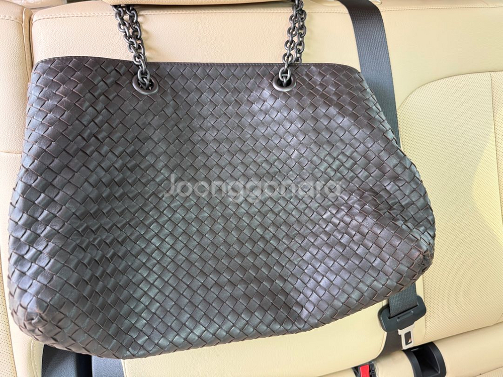 정품 보테가베네타 체인 숄더백--1