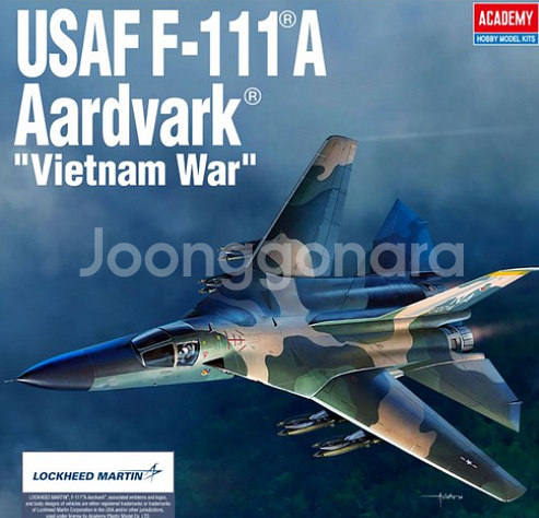 (밀리터리 프라모델) 미공군 F-111A 아드바크폭격기--4