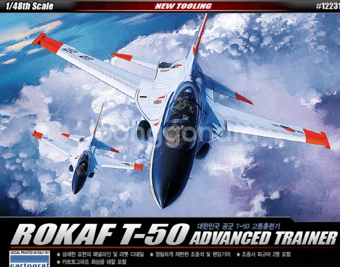 (밀리터리 프라모델) 한국공군 T-50 경공격기--5
