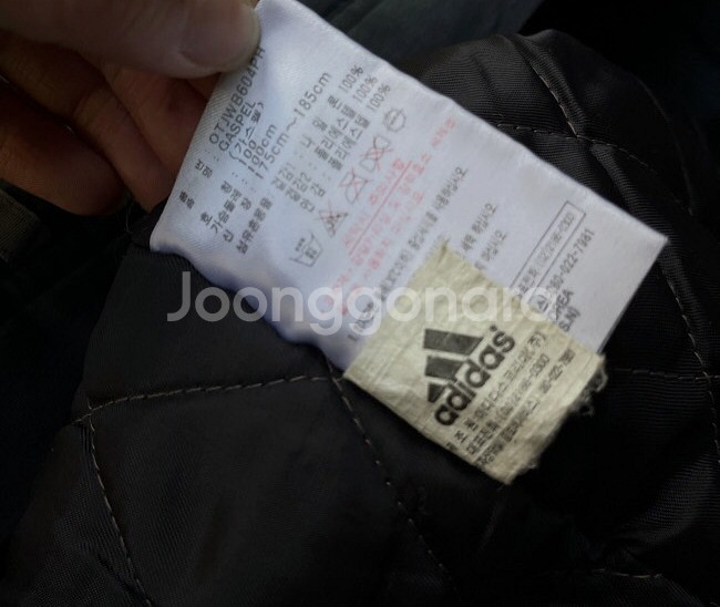 아디다스 올드스쿨 바람막이 점퍼 105/XL--4