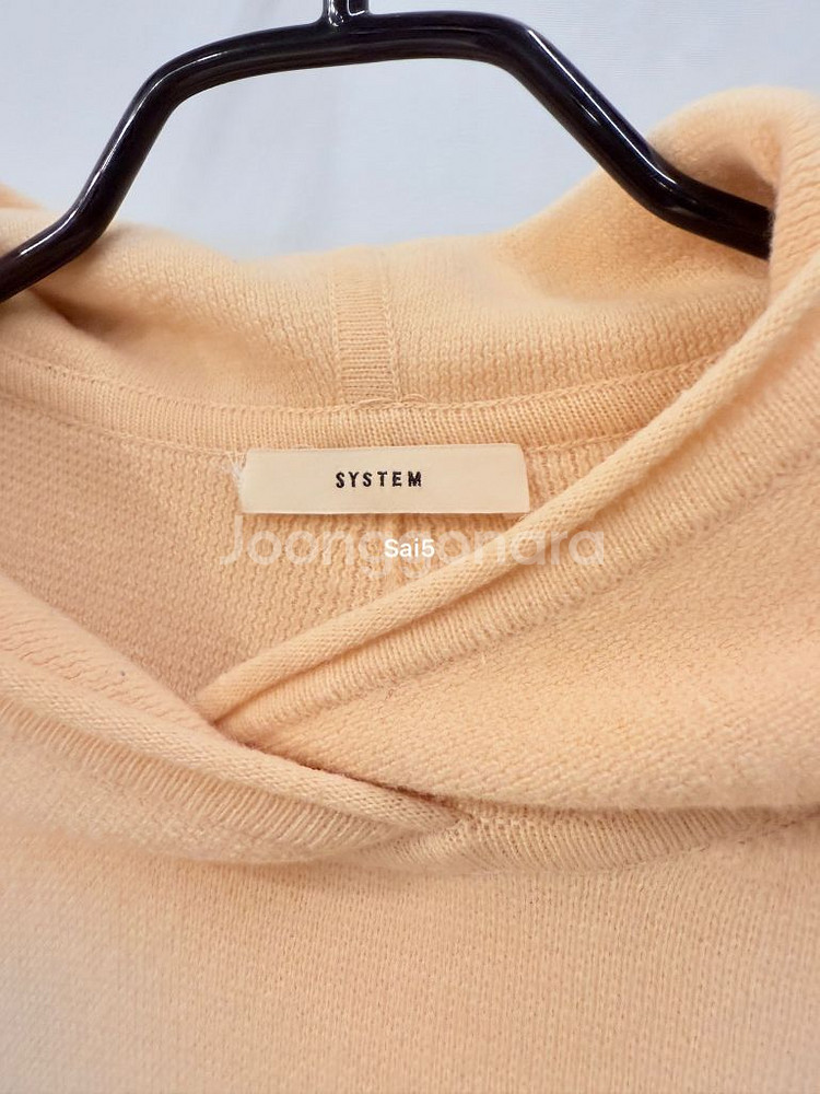 한섬 시스템 울캐시미어 후드니트--2